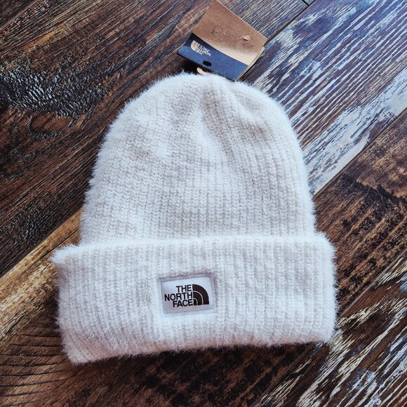 The North Face Accessories - NWT The North Face Salty Bae Lined Beanie Cuff Gardenia White Women's